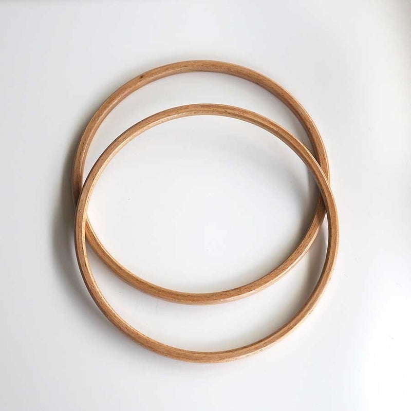 Şirin Kasnak Şirin Pulley Wooden Bag Handle // Round (12.5 cm 660-1)
