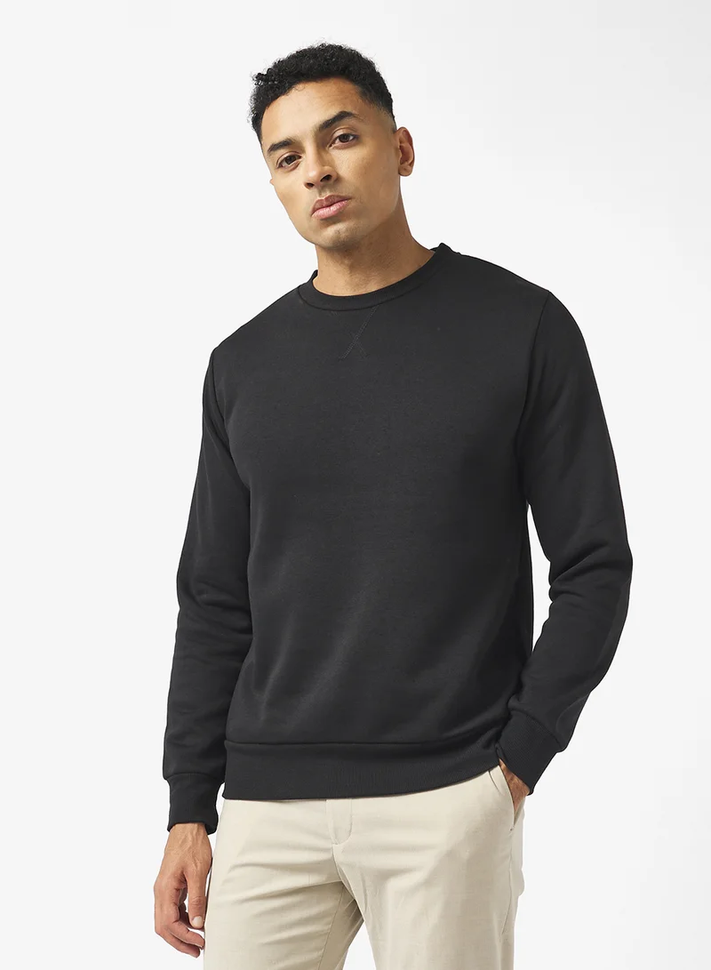 برايف سول Ribbed Crew Neck Sweatshirt