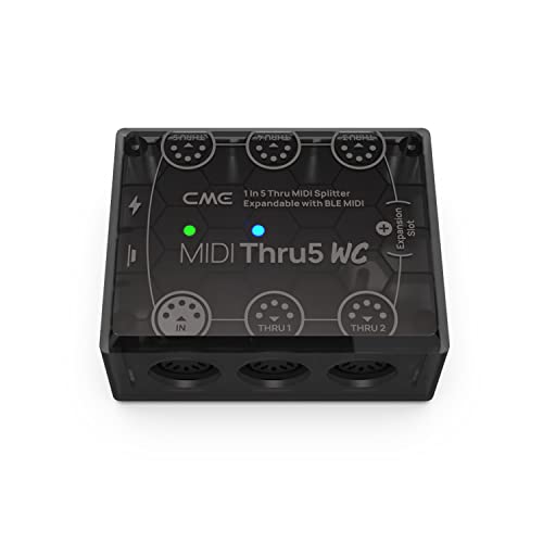CME MIDI Thru5 WC - Premium 1-to-5 MIDI Thru - High-precision 1-in-5-out wired transmission with high-speed optocoupler for error-free synchronization of all MIDI devices via 5-pin DIN - Image 4