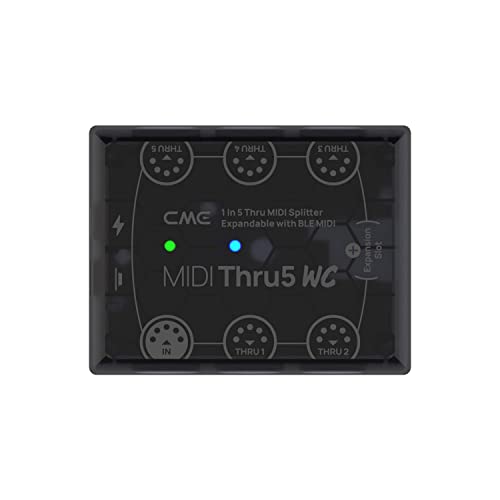 CME MIDI Thru5 WC - Premium 1-to-5 MIDI Thru - High-precision 1-in-5-out wired transmission with high-speed optocoupler for error-free synchronization of all MIDI devices via 5-pin DIN - Image 2