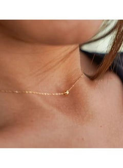 Gold Zone Real Gold Ball Seed Necklace  - Image 1