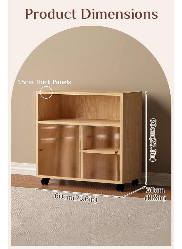 Uptyia Coffee Corner,Kitchen Cabinet,Sideboard with drawers and sliding doors,Kitchen Pantry Cabinet,Suitable for kitchen, living room, dining room - Image 2