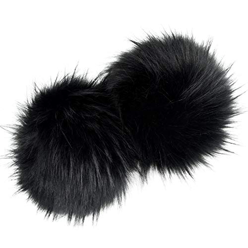 Tongcloud Women's Faux Fur Wrist Cuffs Wrist Warmers Faux Fur Arm Cuffs Winter Warm Warmers for Women Party Costumes Gifts - Image 4