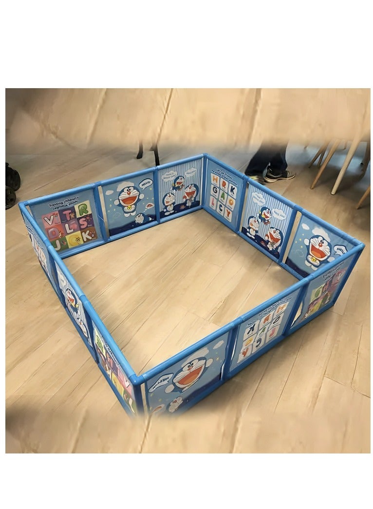 Rally Foldable Kids Play Fence - Safe Playground with Colorful Cartoon Educational Walls, Kids Play Tent with Colorful Balls - Playhouse - for Home and Garden - Image 3