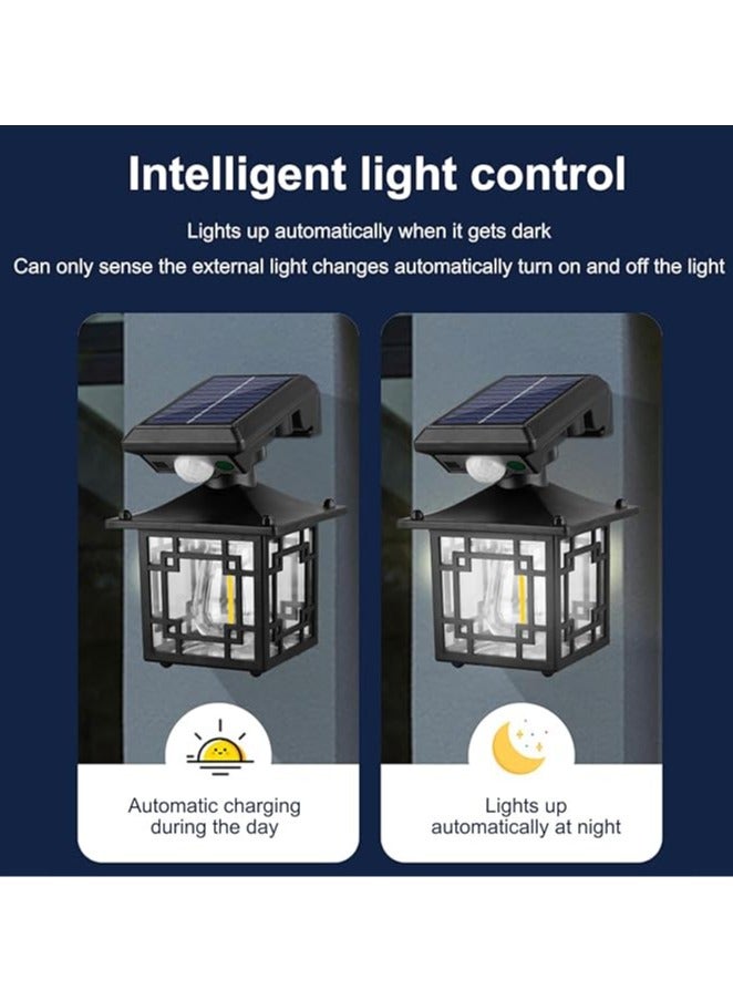 general Outdoor solar lantern rotating split waterproof street lamp, human body induction road lighting, garden light - Image 2