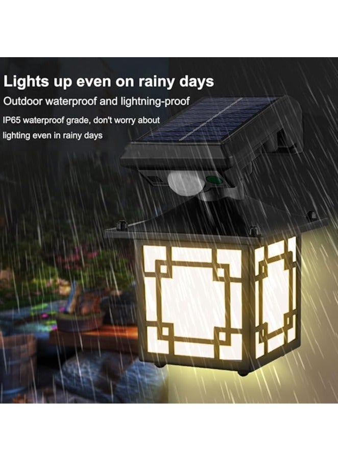 general Outdoor solar lantern rotating split waterproof street lamp, human body induction road lighting, garden light - Image 5