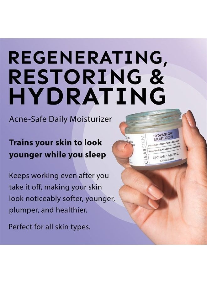 CLEARstem HYDRAGLOW Anti-Aging Stem Cell Moisturizer with Bakuchiol, 1.7 Oz  - Image 3