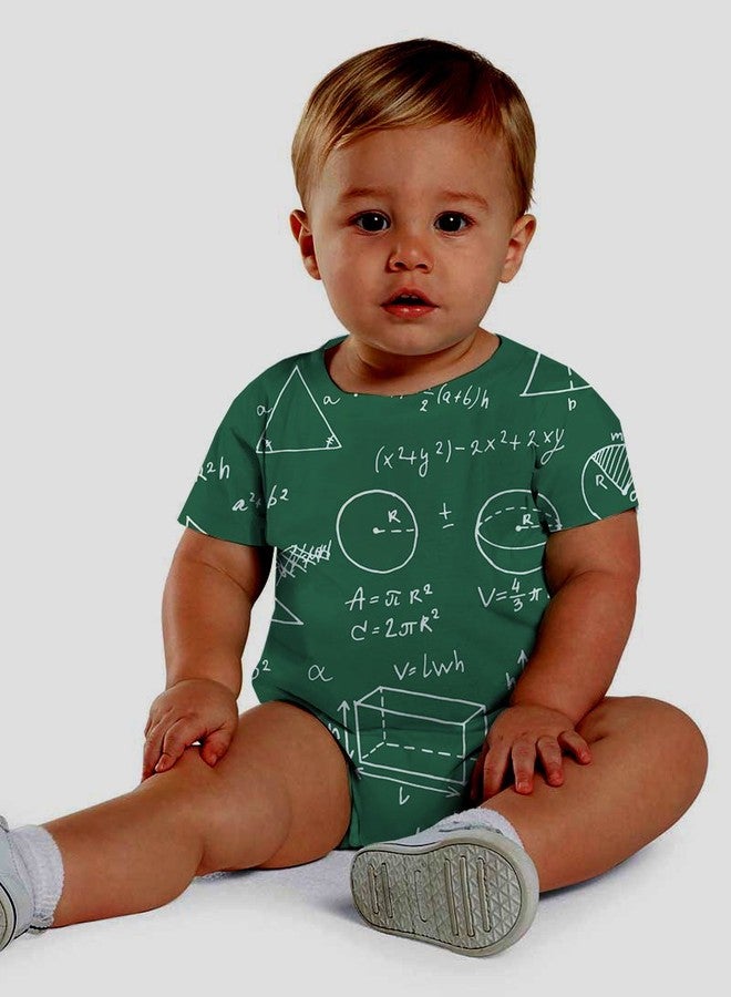 Speedy Pros Math Logo Shapes Infant One Piece Snapsuit Bodysuit 6 Months Multi-Color - Image 3