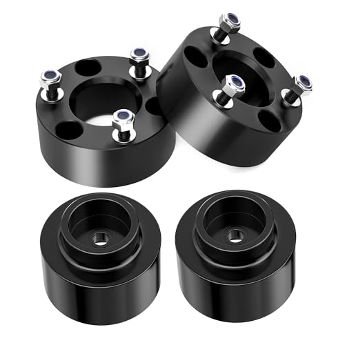 Richeer 3" Front and 2" Rear Leveling Lift Kits for 2009-2025 Ram 1500 4X4 4WD/AWD,2020-2025 Ram 1500 2WD/RWD, 3 Inch Front Strut Spacers and 2 Inch Rear Lift Spacer for 2009-2025 Ram 1500 Lift Kits - Image 1