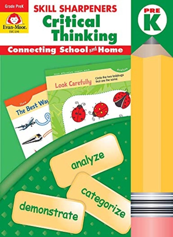 Skill Sharpeners Critical Thinking, Grade Prek 