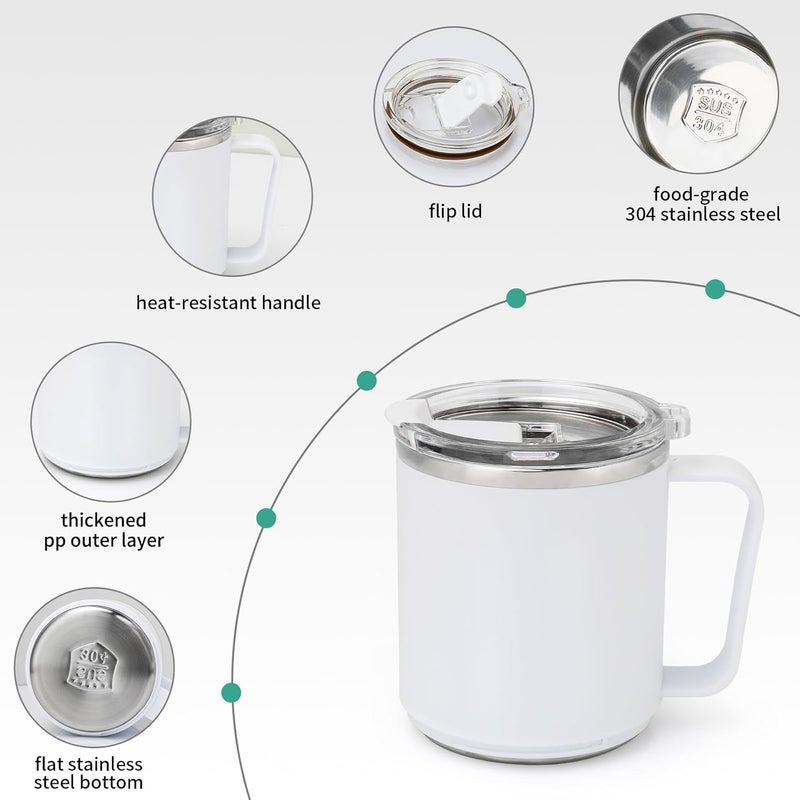 Vobaga Mug Warmer, Coffee Warmer with 15OZ Mug Set for Home Office Home Desk, Coffee Cup Warmer with 3 Temperature Settings for Tea, Cocoa with Auto Shut Off for Holiday Birthday Coffee Gifts - Image 2