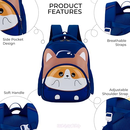 BEMBIKA Kindergarten Cute Cartoon Kids School Bag for Boys and Girls, Toddler Preschool Plush Travel Schoolbag, Perfect Book Bag, Casual Backpack for Kids � (PinkUnicorn) - Image 3