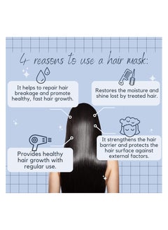 MORFOSE Morfose Plant Keratin Hair Mask - Deep Repair & Hydration (500ml)  - Image 4