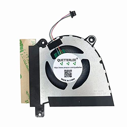 QUETTERLEE Replacement New Laptop CPU+GPU Cooling Fan for ASUS Rog Zephyrus G14 2022 GA402R GA402RJ GA402RK GA402RK-G14.R96800 Series DFS5L32G064867 FP50 DFS5L32G164867 FP3F DC5V 5A Fan - Image 4