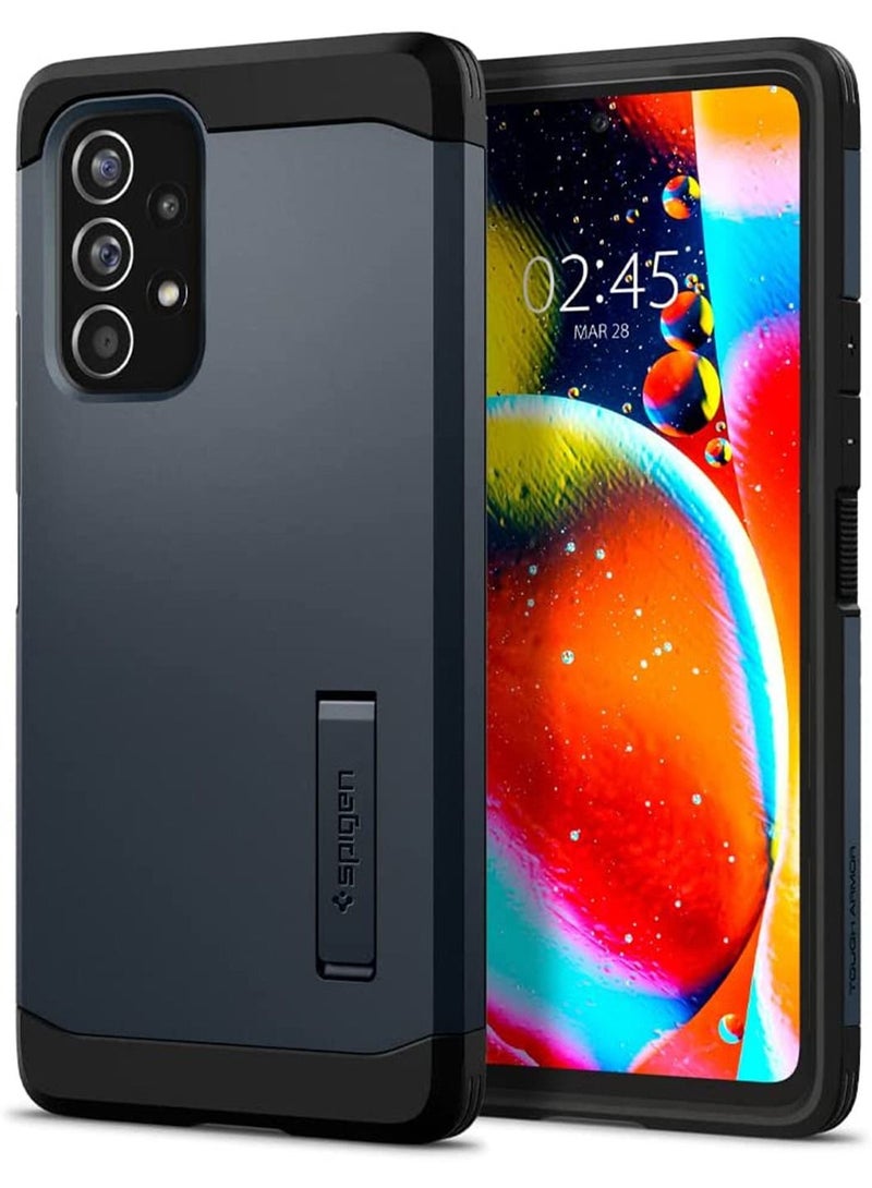 Spigen Tough Armor Case Cover for Samsung Galaxy A53 5G (2022) with Extreme Impact Foam - Metal Slate - Image 1