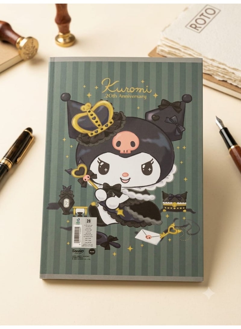 Pack of 20 notebooks (9-line, 28 sheets, 16x22.5 cm); features a cover with cartoon graphics, white paper, a sturdy cover, and assorted designs. - Image 2