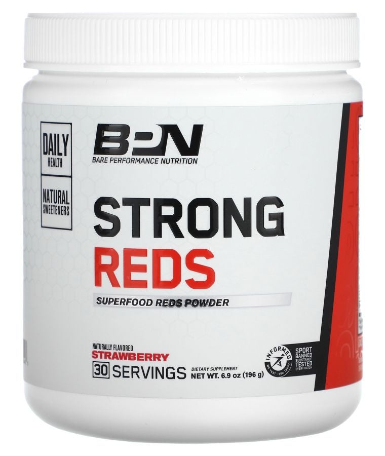 Bare Performance Nutrition Strong Reds Strawberry 6.9 oz (196 g)