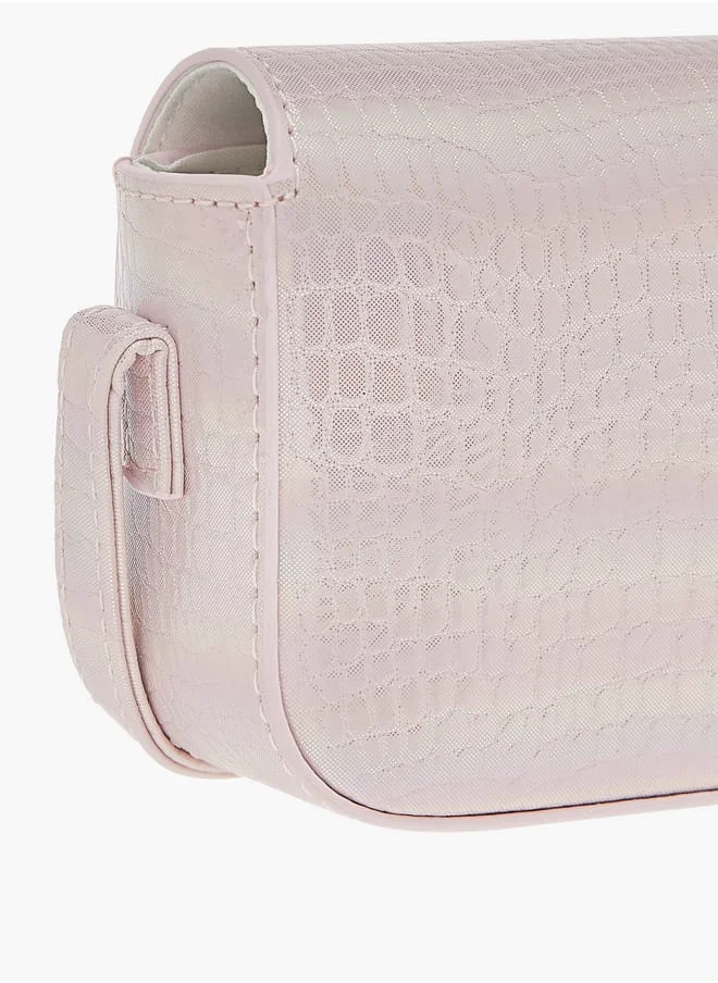 فلورا بيلا من شو إكسبرس Girls Embellished Crossbody Bag With Adjustable Strap And Magnetic Closure Ramadan Collection