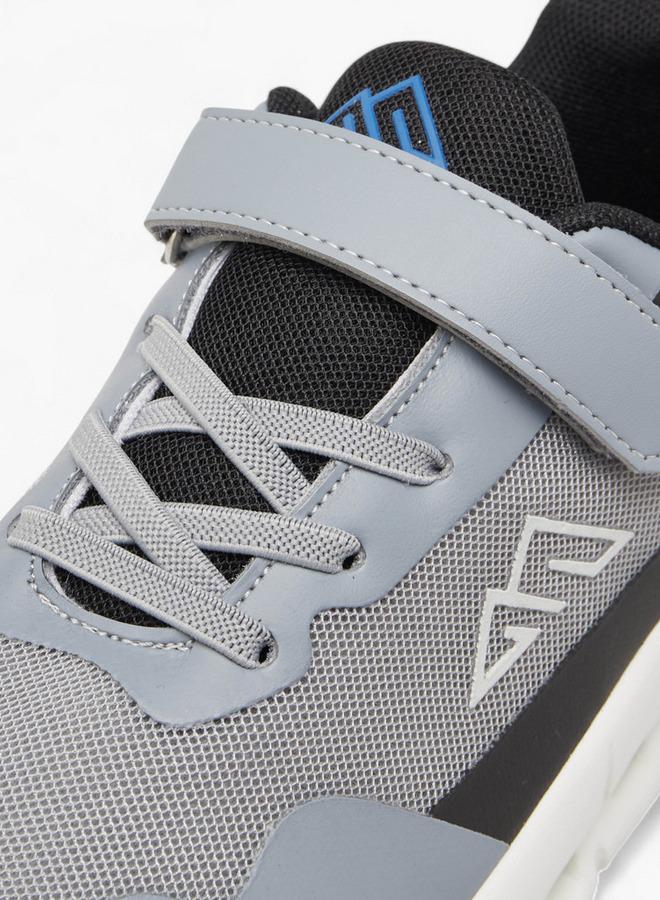 Oaklan by Shoexpress Boys Panelled Sneakers with Hook and Loop Closure - Image 4