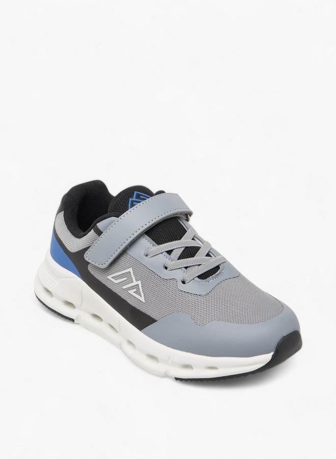 Oaklan by Shoexpress Boys Panelled Sneakers with Hook and Loop Closure - Image 1