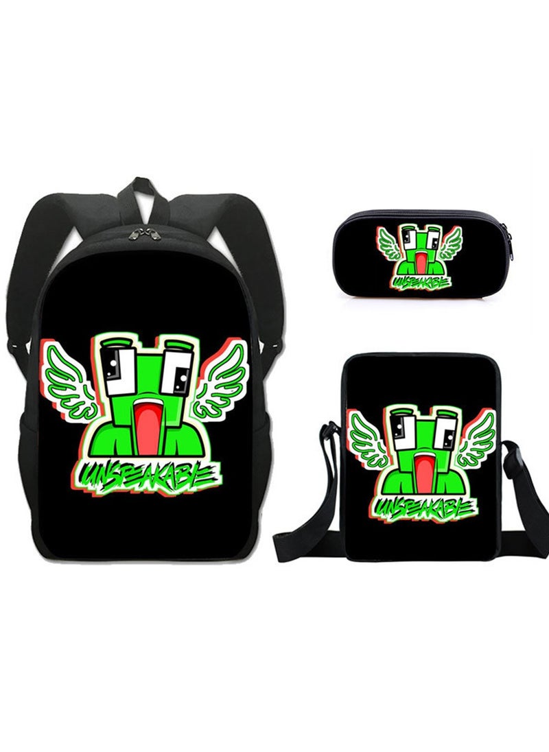 UNSPEAKABLE Children Backpack Daypack Schoolbag Teen Boys School  bag with Lunch Box Pen Case 3 in 1 Children Backpack Daypack Schoolbag Teen Boys School Book bag with Lunch Box Pen Case 3 in 1 - pzsku/Z90A2FA8C91ED74D5F908Z/45/_/1697789263/0e435171-4d95-446e-ae78-5b6318f11799