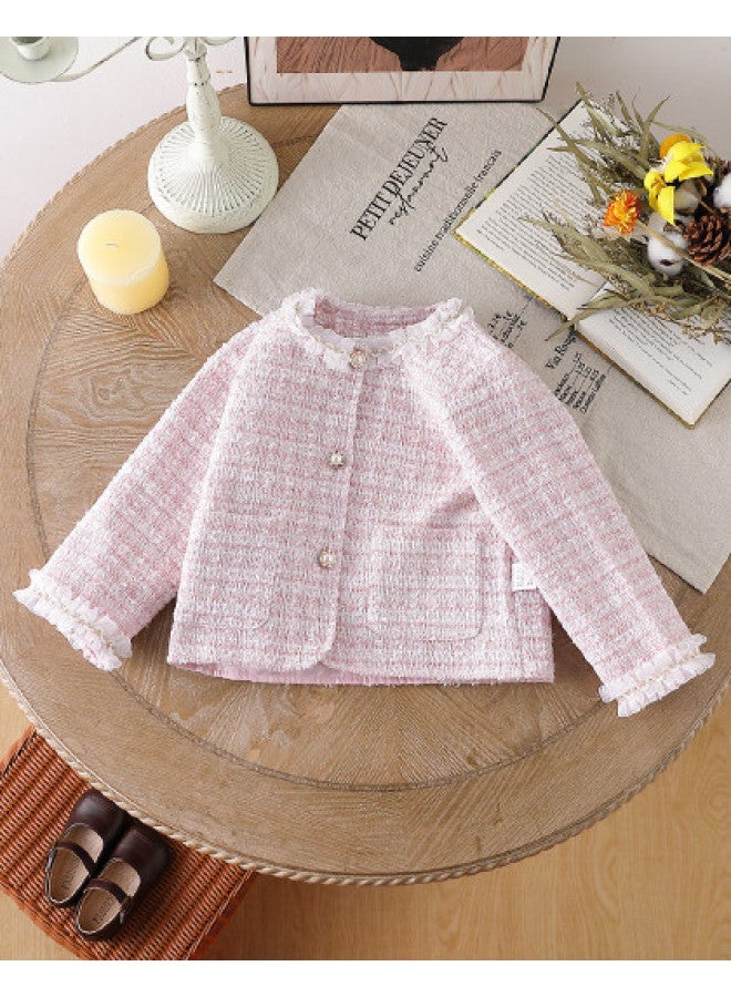 Girls' Autumn Fashion Sweet Jacket Children's Top Trendy - Image 1