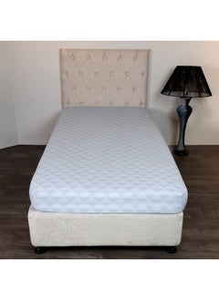 Home Box Malta Pixel Printed Cotton Single Fitted Sheet 200 x 33 x 90 cm  - Image 2