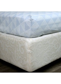 Home Box Malta Pixel Printed Cotton Single Fitted Sheet 200 x 33 x 90 cm  - Image 3