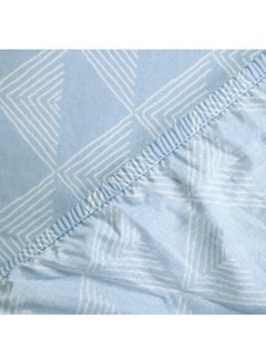 Home Box Malta Pixel Printed Cotton Single Fitted Sheet 200 x 33 x 90 cm  - Image 5
