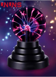 UNUNS Plasma Ball light,3 Inches Touch Activated Lightning,Magic Crystal USB Charging Table Light Prop For Parties Kids And Adults Alike  - Image 2