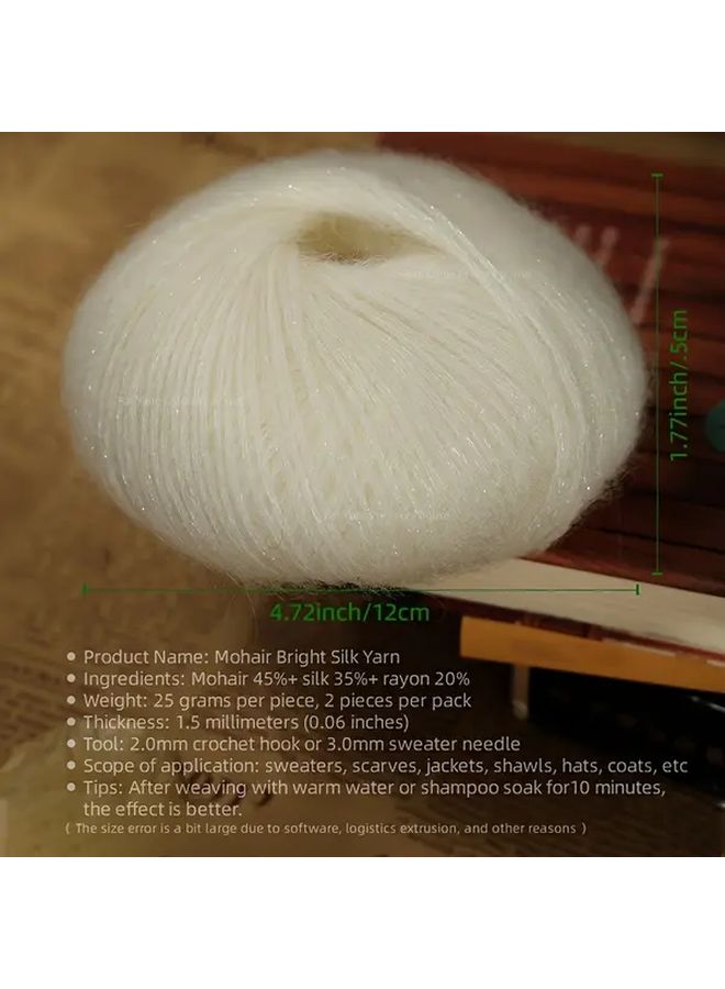 32 Color Golden Glitter Yarn 6 Pcs Set Soft Luxurious Blend For Knitting Crocheting Scarves Sweaters And Crafting Projects - Image 4