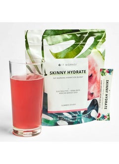 Health & Household It Works! Skinny Hydrate - Summer Splash | Fat-Burning Hydration Blend With Green Tea & Green Coffee Extracts | Energizing, Replenishing & Wellness Boosting | 15 Single-Serve Packets (7.3G Each)  - Image 2