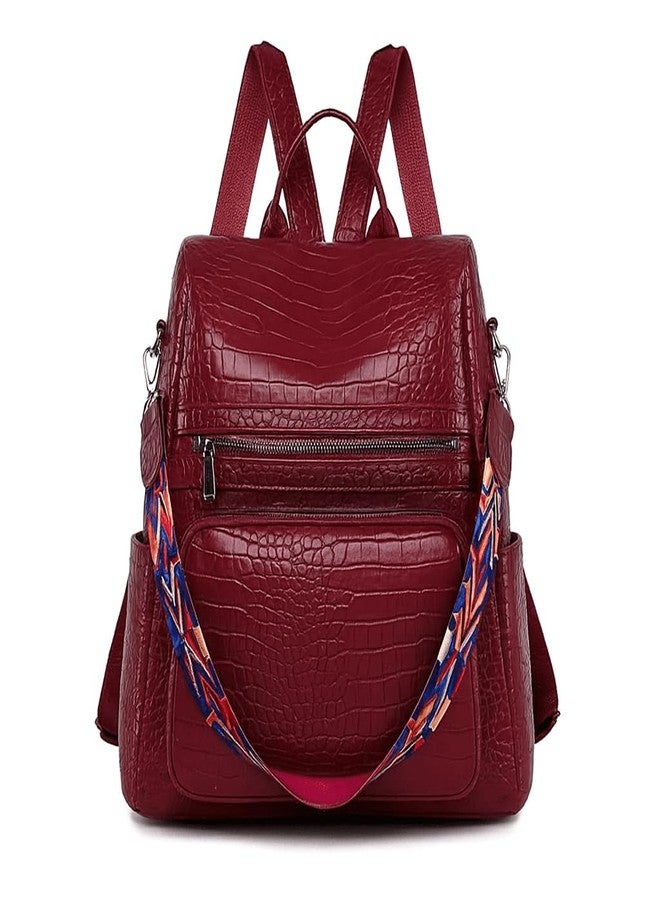MUCHOVA Women Casual Backpack for College | Stylish Travel Daily Use Bag for Girls | Lightweight Office Backpack for Women (Marron) - Image 1