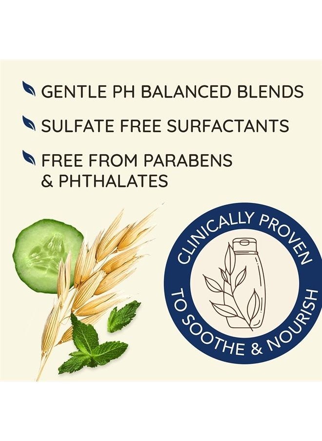 Aveeno , Fresh Greens Blend Sulfate-Free Shampoo with Rosemary, Peppermint & Cucumber to Thicken & Nourish, Clarifying & Volumizing Shampoo for Thin or Fine Hair, Paraben-Free, 12oz  - Image 4