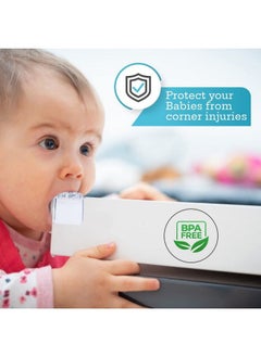 R for Rabbit Protector Corner Cushion Guards For Kid Corner Safe Bed Corner Protector For Babies Corner Furniture Protector Kids Corner Protection Guard Baby Safety 8 Units  - Image 3