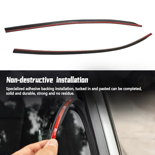 MATERIG Front Windshield Trim Seal Strip Fit for Toyota Land Cruiser 250 Prado J250 LC250 2024 2025, Front Glass Sealing Tape, A Pillar Soundproofing Rubber Seal Strip Trim - Image 5