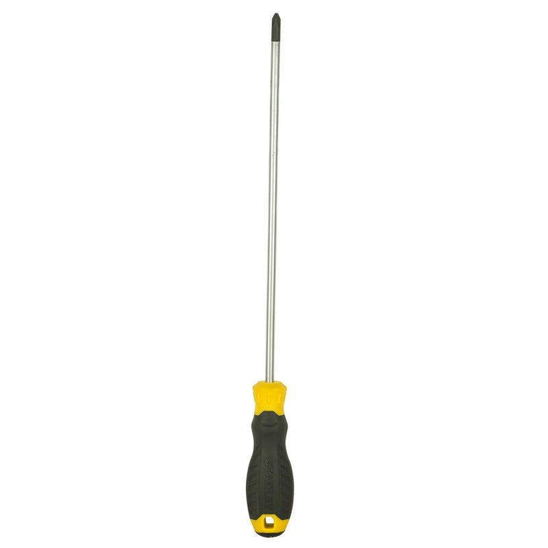 Stanley STANLEY STMT608138 Cushion Grip Screwdriver PhillipsPH2x250mm Yellow and Black  - Image 2