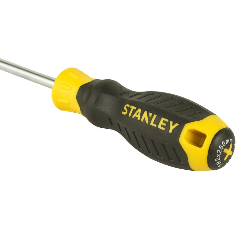 Stanley STANLEY STMT608138 Cushion Grip Screwdriver PhillipsPH2x250mm Yellow and Black  - Image 5