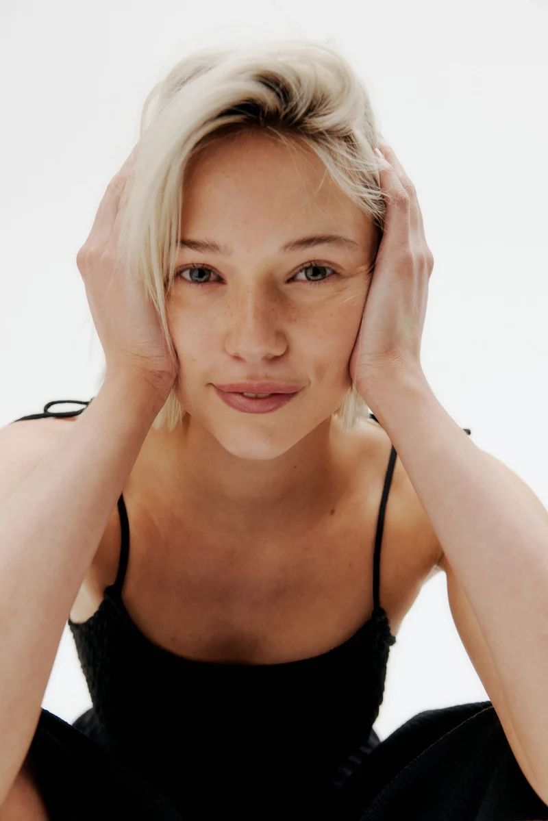 H&M Tie-strap smocked dress