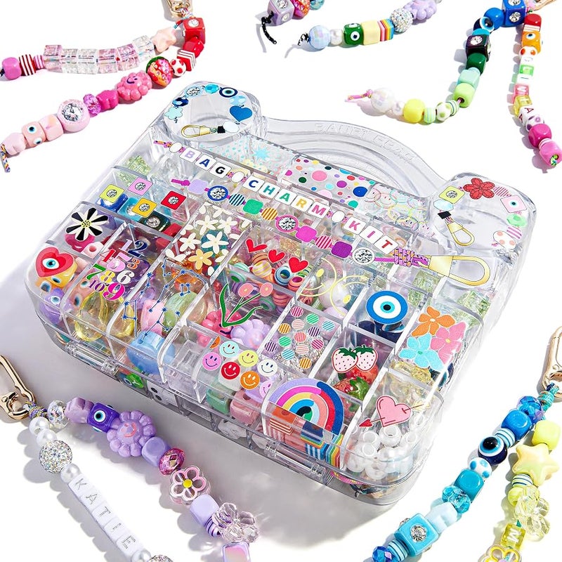 BaubleBar Ultimate DIY Bag Charm Kit | Oprah’s Favorite Things | Great for a Gift, Party, or Family Activity | Keychain Jewelry Making Kit with Beads | DIY Customizable Crafts for All Ages - Image 1