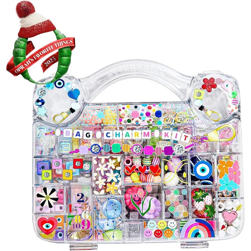 BaubleBar Ultimate DIY Bag Charm Kit | Oprah’s Favorite Things | Great for a Gift, Party, or Family Activity | Keychain Jewelry Making Kit with Beads | DIY Customizable Crafts for All Ages - Image 2