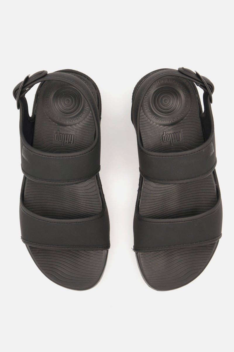 FitFlop صنادل ليدو للرجال بحزام خلفي، أسود - Image 4