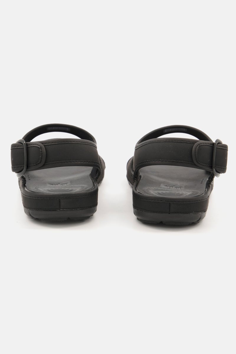 FitFlop صنادل ليدو للرجال بحزام خلفي، أسود - Image 2