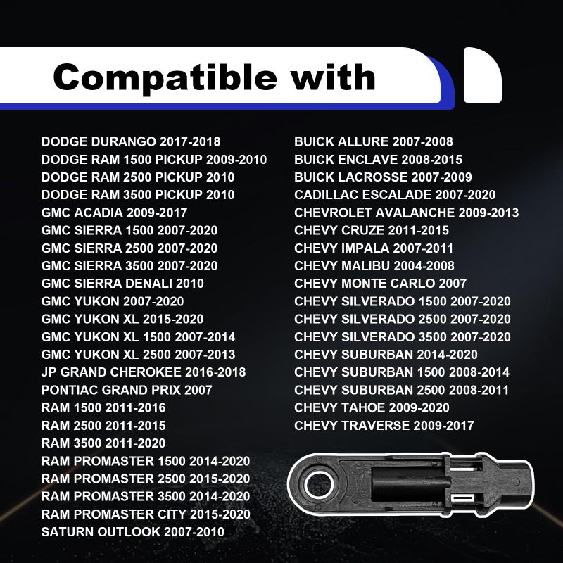 Transmission Shift Linkage Cable Kit 14104 15276979 52855956AG Compatible with Chevy Silverado 1500 2500 3500 4.3L 5.3L 6.0L 6.2L 6.6L Buick Cadillac GMC JP RAM Dodge 2004-2020 (5 Pieces) - Image 5