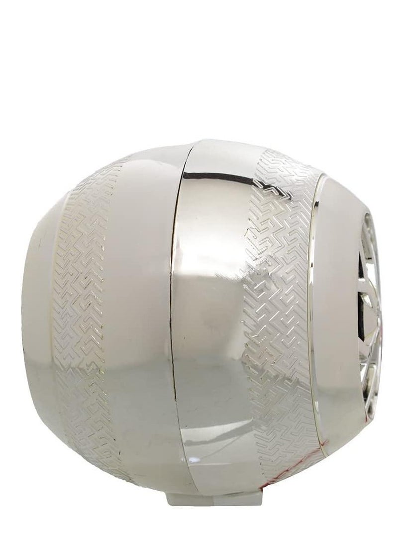 طقم سماعات حلقية للدراجات النارية، لون فضي، قطعتين، صوت قوي، مناسب لجميع الدراجات النارية - Image 2