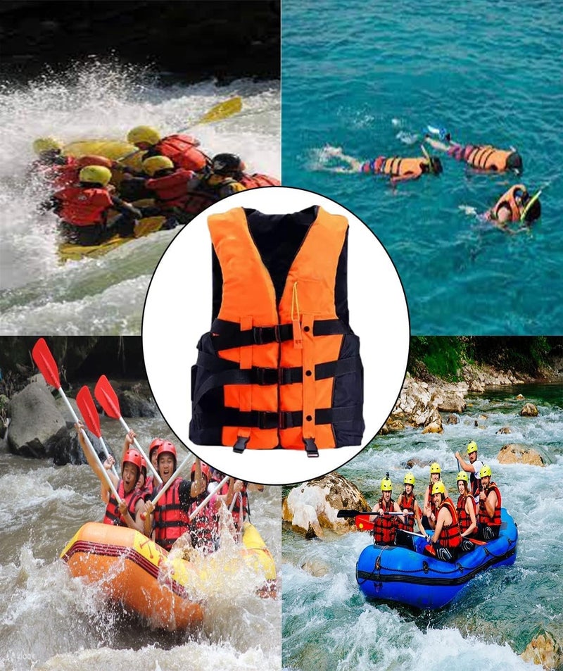 Olpad Life Jacket, Swimming Jacket for Adults Weighing Upto 120 Kgs, Swimming Floating Vest - Image 2