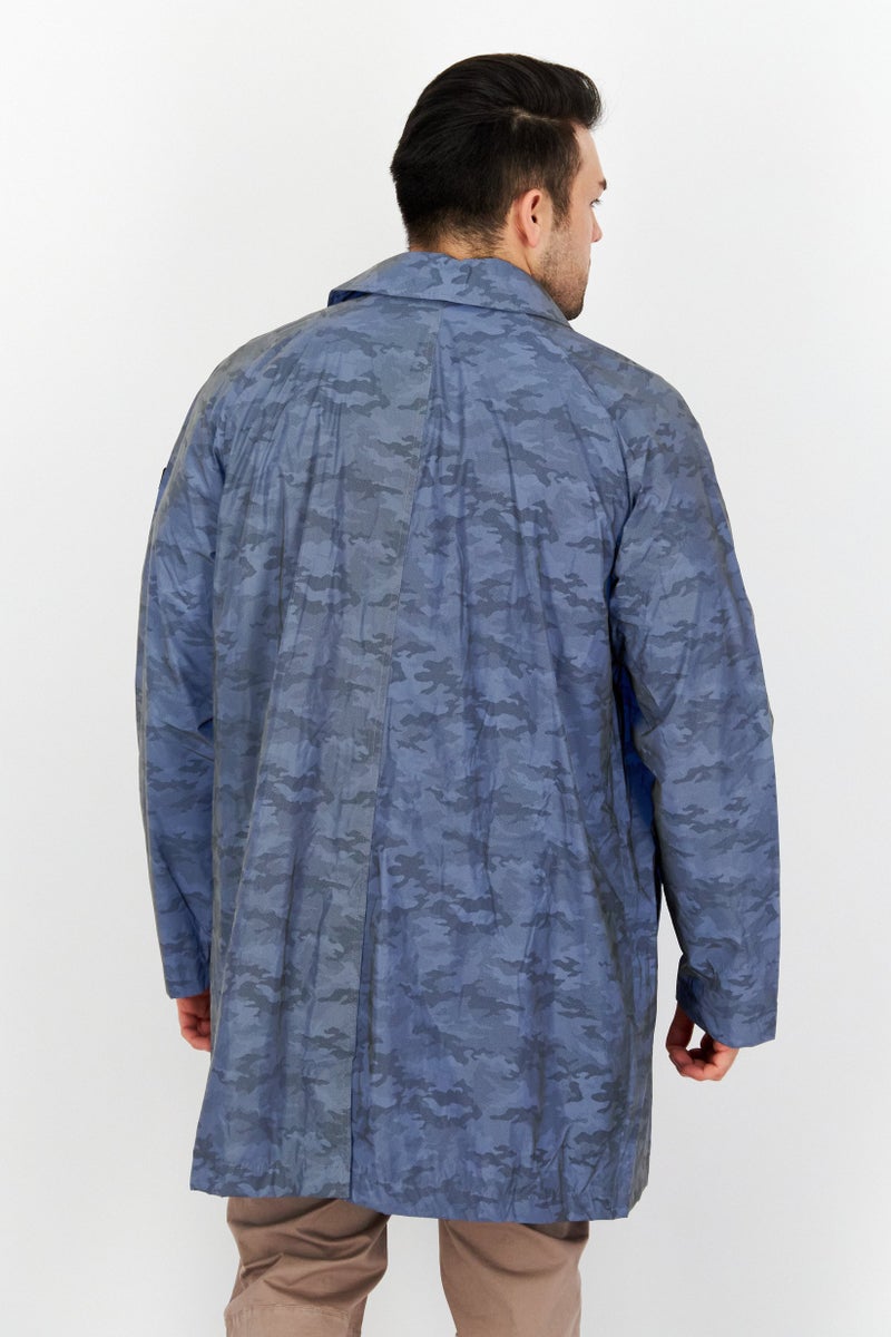 Tumi Men Camouflage Rain Coat, Multicolor - Image 2