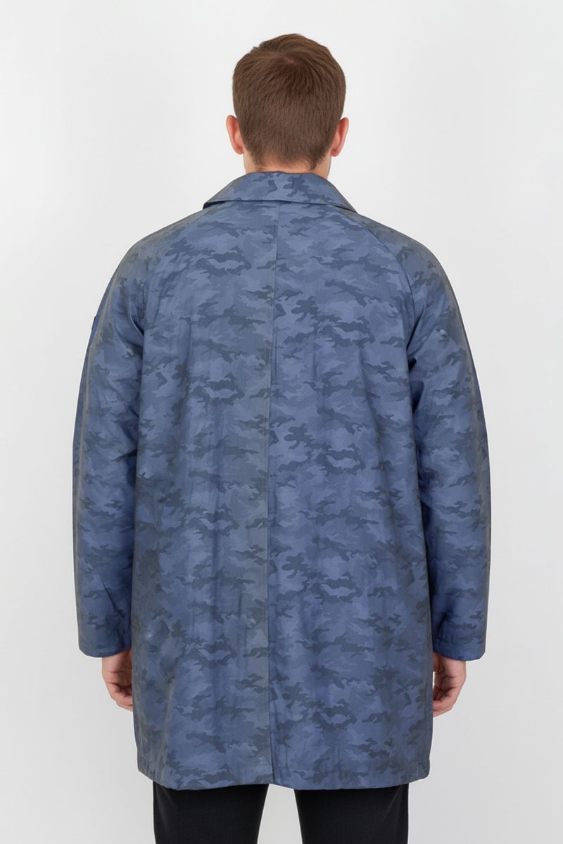 Tumi Men Camouflage Rain Coat, Multicolor - Image 5