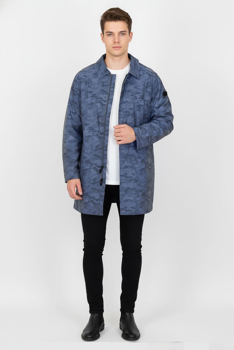 Tumi Men Camouflage Rain Coat, Multicolor - Image 2