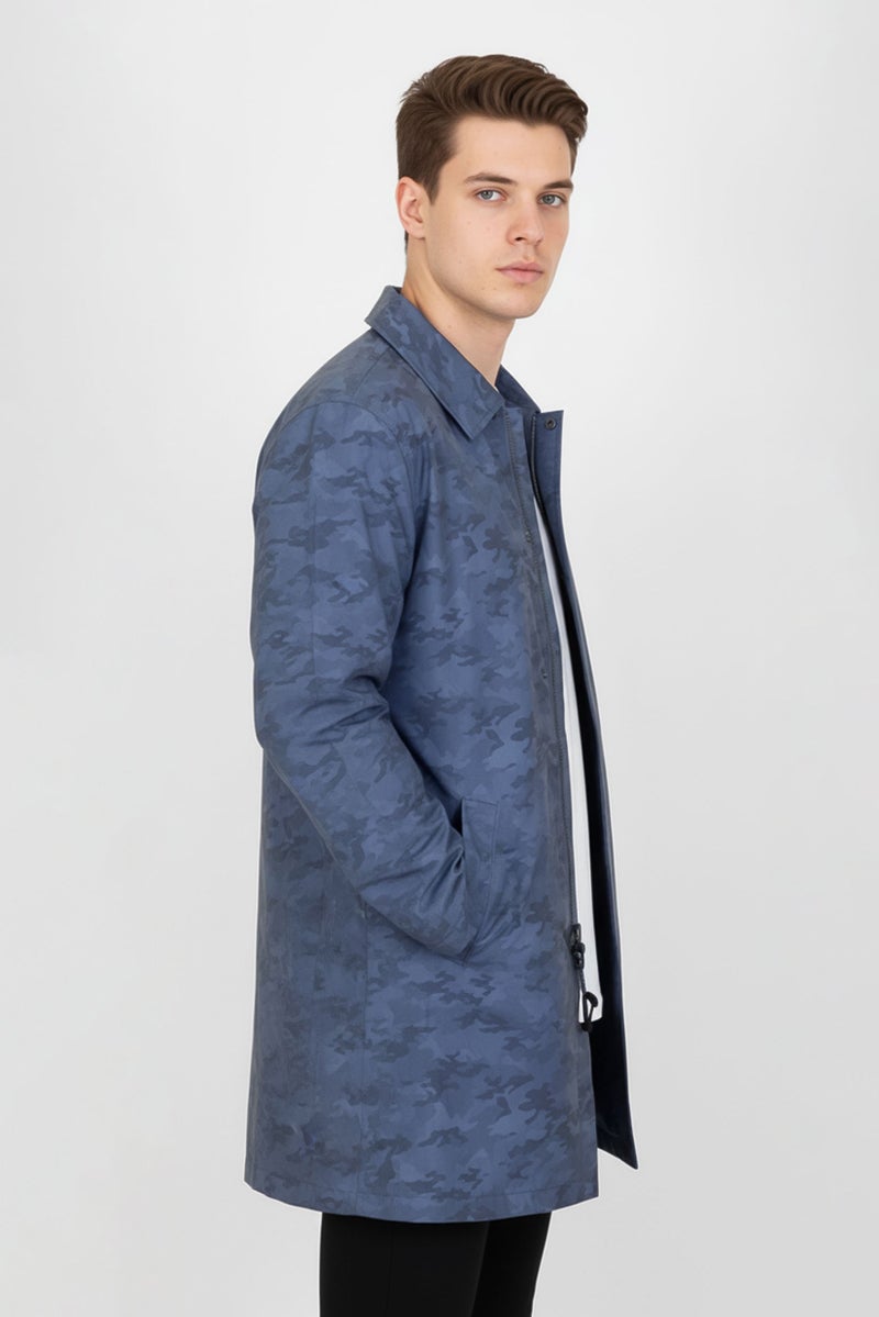 Tumi Men Camouflage Rain Coat, Multicolor - Image 4